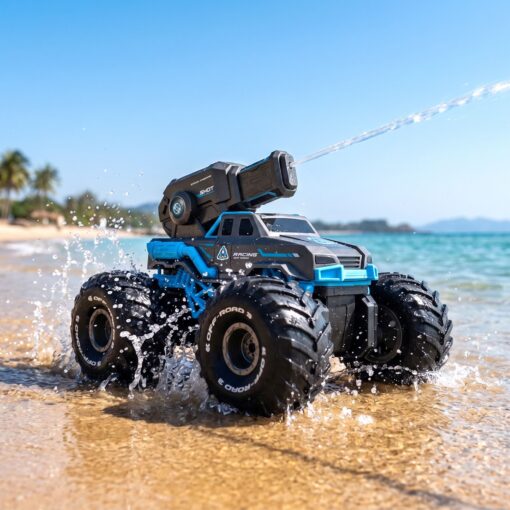 Keezi RC Amphibious Car Boat with Water Spray – image 1