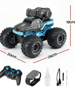 Keezi RC Amphibious Car Boat with Water Spray - Image 2
