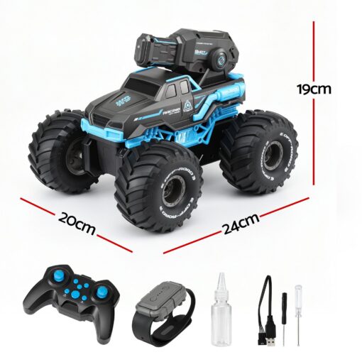 Keezi RC Amphibious Car Boat with Water Spray – image 2
