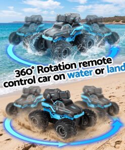 Keezi RC Amphibious Car Boat with Water Spray - Image 4