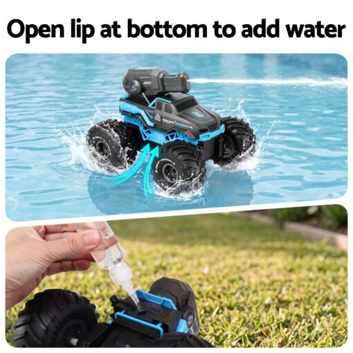 Keezi RC Amphibious Car Boat with Water Spray – image 5