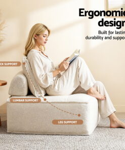 Artiss 6-Seater Floor Sofa with Pillow - Image 4