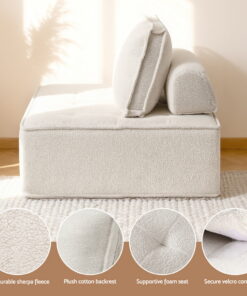 Artiss 6-Seater Floor Sofa with Pillow - Image 5