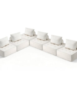 Artiss 6-Seater Floor Sofa with Pillow - Image 7