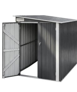 Giantz Garden Shed 118x238cm Lean To Bike Shelter Backyard Outdoor Storage - Image 3