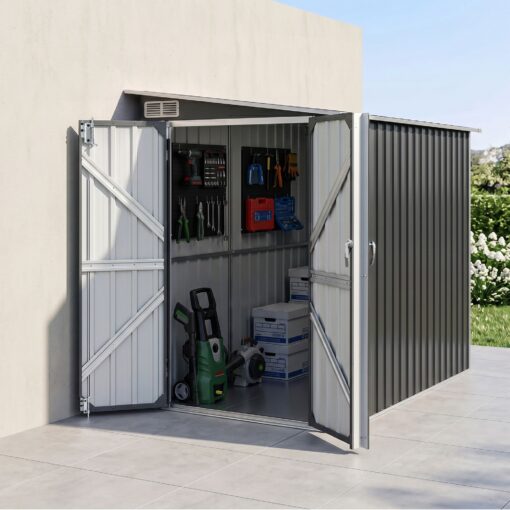 Giantz Garden Shed 118x238cm Lean To Bike Shelter Backyard Outdoor Storage – image 8