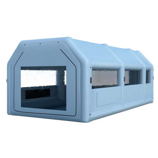 SPRAY-BOOTH-85X46-BL-ABC-202604081324-00.jpg Giantz Inflatable Spray Booth with 2 Blowers – image 1