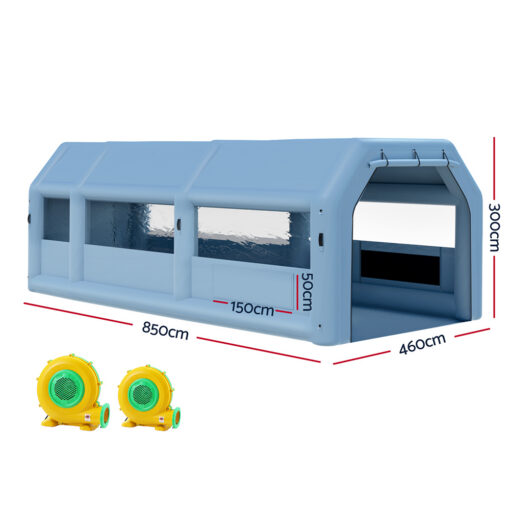 Giantz Inflatable Spray Booth with 2 Blowers – image 2