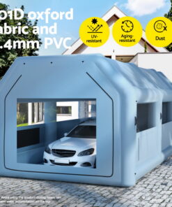 Giantz Inflatable Spray Booth with 2 Blowers - Image 4