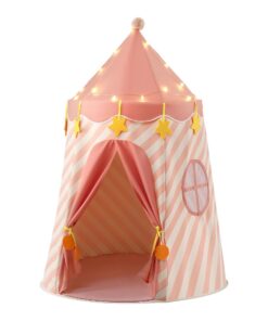 Keezi Kids Play Tent with Star Lights and Window Carry Bag 116cmx153cm Playhouse - Image 8