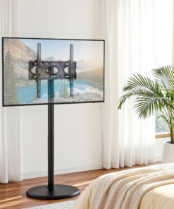 Artiss Mobile TV Stand with Tilt Adjustment - Image 1