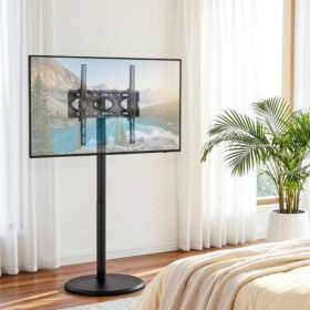 Artiss Mobile TV Stand with Tilt Adjustment – image 1
