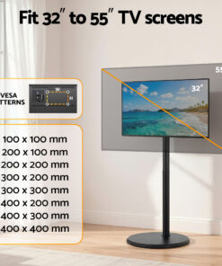 Artiss Mobile TV Stand with Tilt Adjustment - Image 7