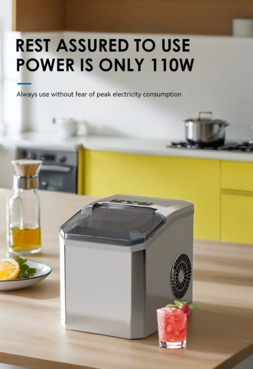 Portable Bullet Ice Maker, Silver Countertop – image 10
