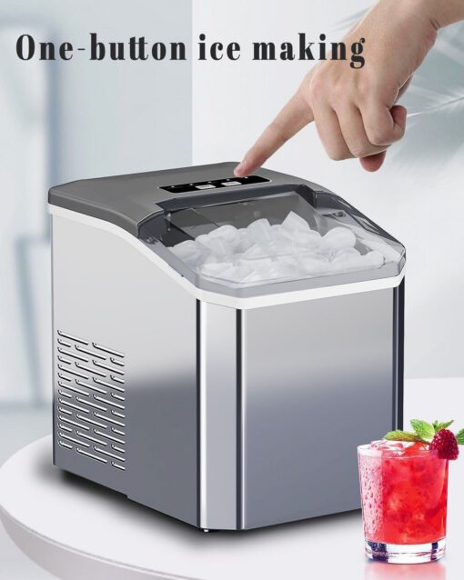 Portable Bullet Ice Maker, Silver Countertop – image 15
