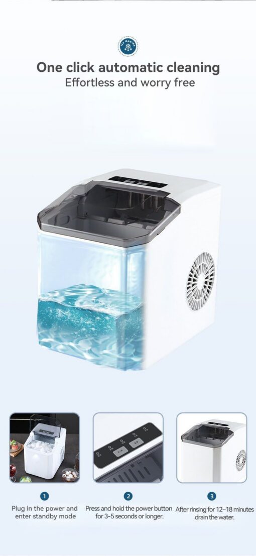 Portable Bullet Ice Maker with Self Cleaning – image 7