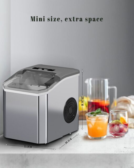 Portable Bullet Ice Maker with Self Cleaning – image 12