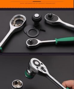 12.5mm Socket Set with 24-Tooth Ratchet - Image 6