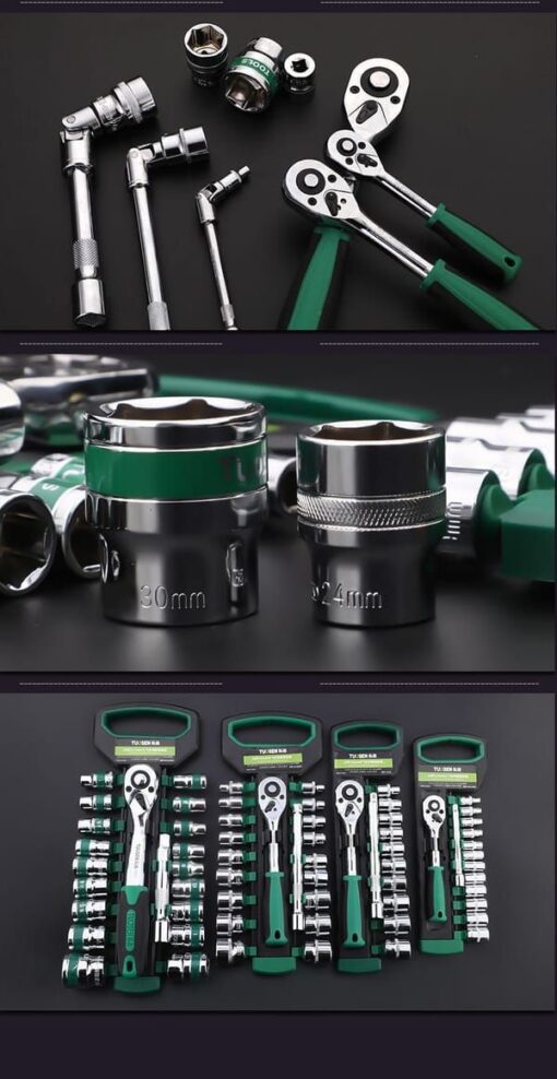 12.5mm Socket Set with 24-Tooth Ratchet – image 7