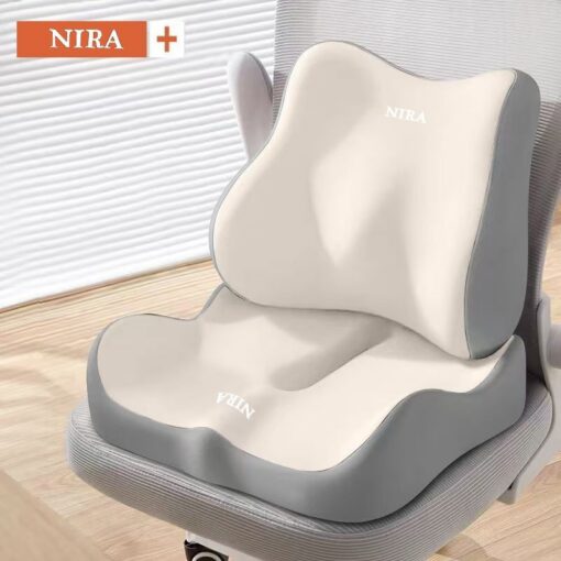 Ergonomic Seat Cushion Backrest Set with Memory Foam – image 6