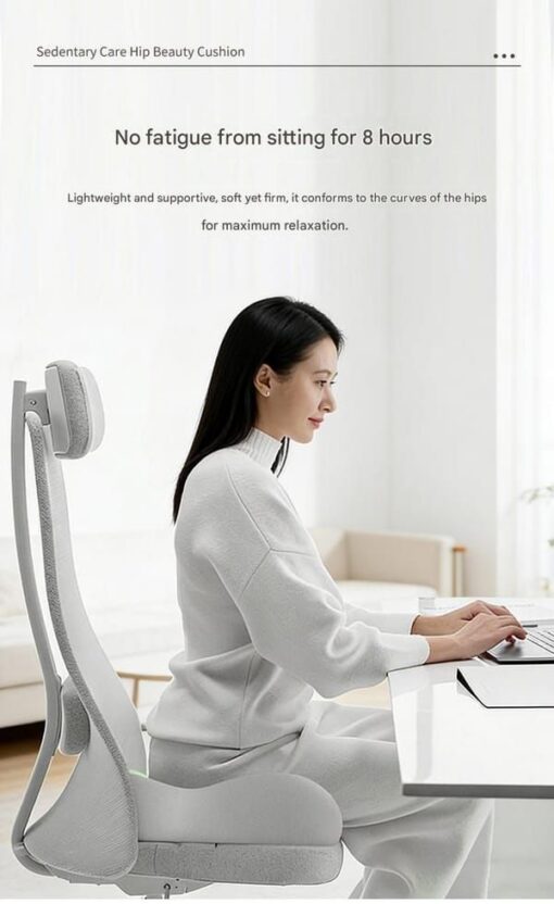Ergonomic Seat Cushion Backrest Set with Memory Foam – image 8