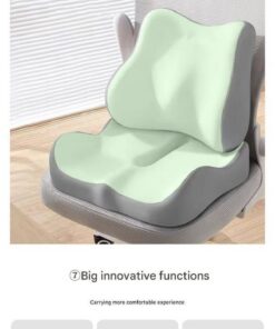 Ergonomic Seat Cushion Backrest Set with Memory Foam - Image 9