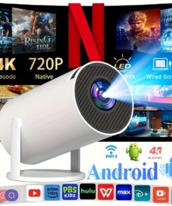 HY300 Pro Smart Projector with 4K Support - Image 5