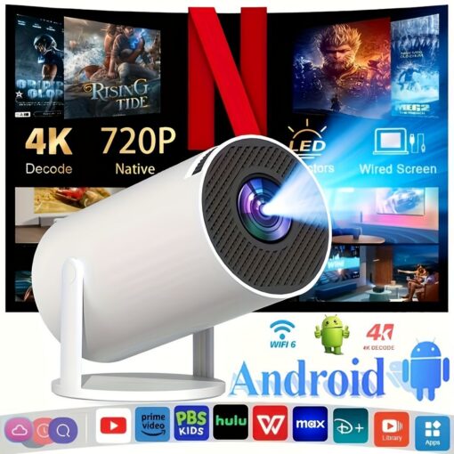 HY300 Pro Smart Projector with 4K Support – image 5