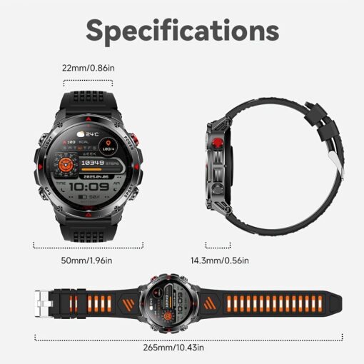 Men's Outdoor Smart Watch with GPS Compass – image 7
