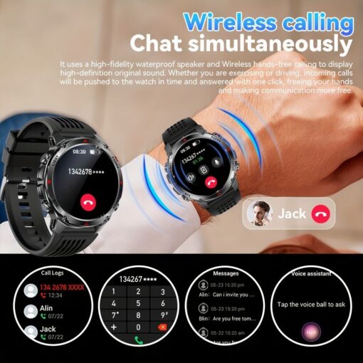 Men's Outdoor Smart Watch with GPS Compass – image 11