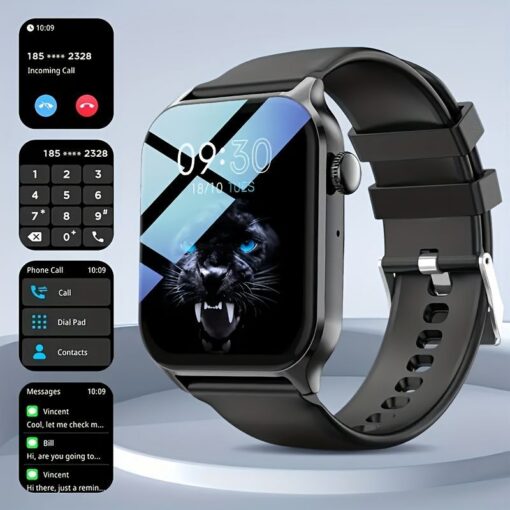 Smart Watch with 1.83-Inch Screen, Pink – image 5