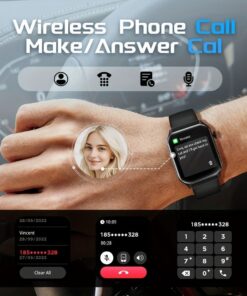 Smart Watch 1.83-Inch Screen Wireless Calls Purple - Image 7
