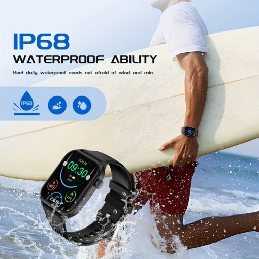 Smart Watch 1.83-Inch Screen Wireless Calls Purple – image 9