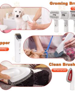 6-in-1 Pet Grooming Vacuum Set with Hair Brush - Image 3