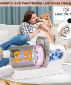 6-in-1 Pet Grooming Vacuum Set with Hair Brush - Image 4