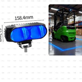 LED Forklift Safety Light with Blue Boundary Beam – image 1