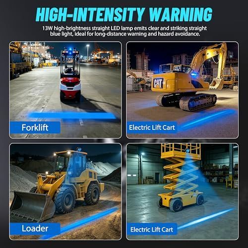 LED Forklift Safety Light with Blue Boundary Beam – image 5