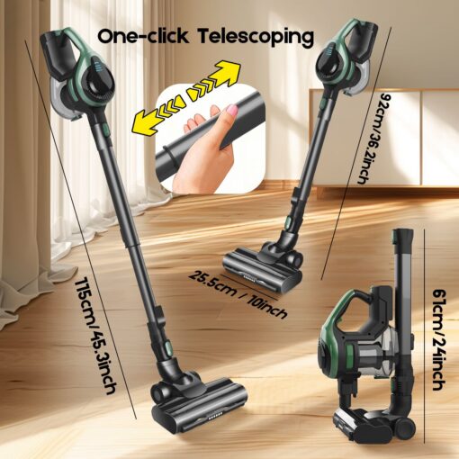 Aumerage Cordless Stick Vacuum 46kPa Suction – image 2