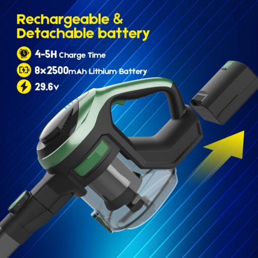 Aumerage Cordless Stick Vacuum 46kPa Suction – image 7