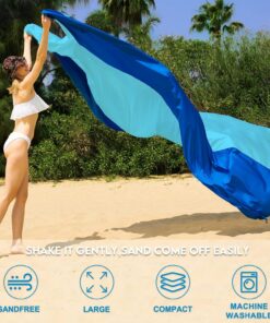 Waterproof Sandproof Beach Mat, 200 x 210 cm - Image 3