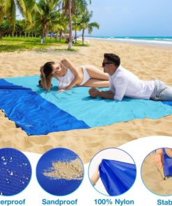 Waterproof Sandproof Beach Mat, 200 x 210 cm - Image 4