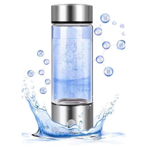 V1192-AZ-W-7879-00.jpg Hydrogen Water Bottle 420ml Rechargeable Ioniser – image 1