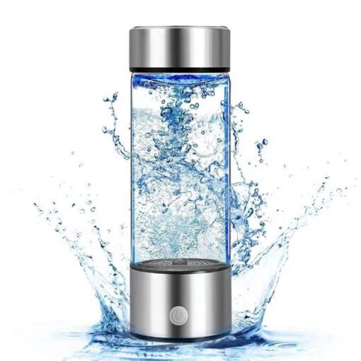 Hydrogen Water Bottle 420ml Rechargeable Ioniser – image 2