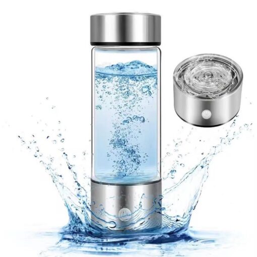 Hydrogen Water Bottle 420ml Rechargeable Ioniser – image 3