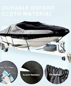 600D Boat Cover with Waterproof Oxford Fabric - Image 5