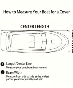 600D Boat Cover with Waterproof Oxford Fabric - Image 6