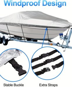600D Boat Cover with Waterproof Oxford Fabric - Image 11