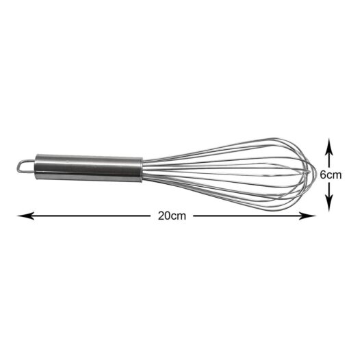 10 Inch Stainless Steel Hand Whisk Balloon Design – image 4