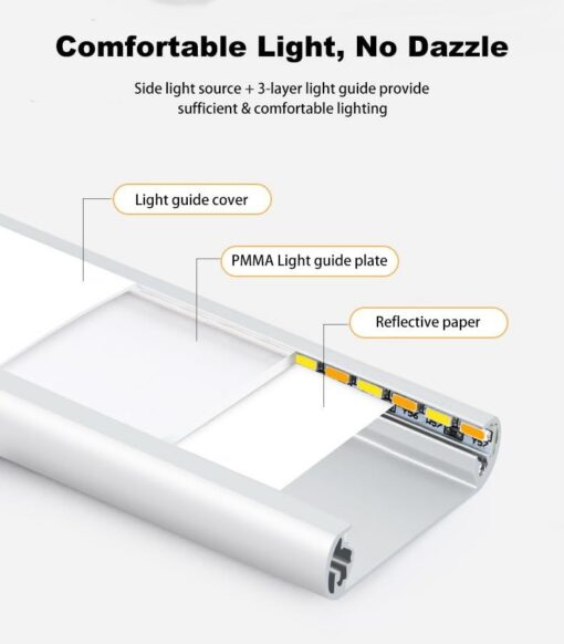 60cm LED Light Bar with USB Rechargeable Power – image 5