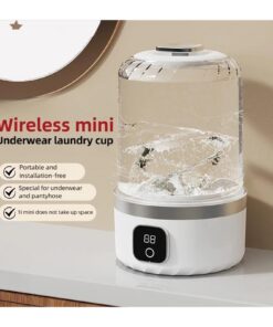 Portable Mini Washing Machine, Cordless USB Rechargeable - Image 3